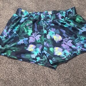 All in Motion Multicolor Floral Athletic Shorts